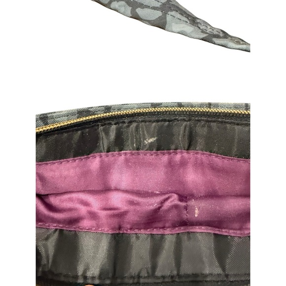 Travelon‎ Anti Theft RFID Purse Crossbody Gray Black Animal Print Shoulder Bag - Picture 8 of 11